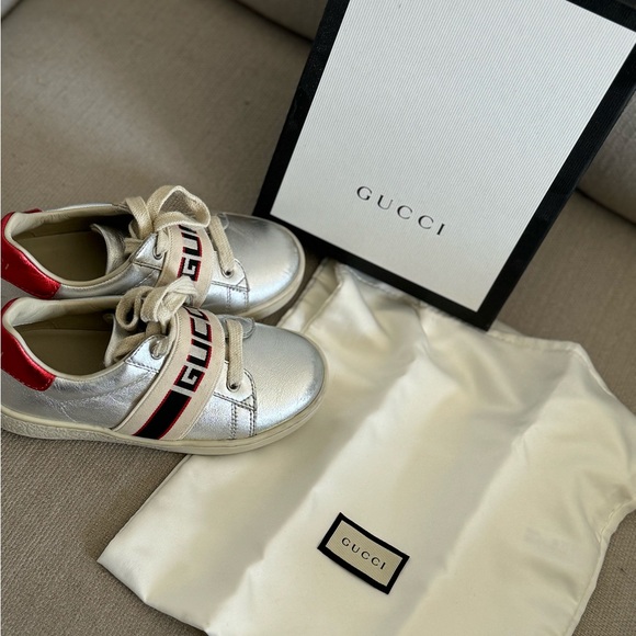 Gucci Ace Sneakers Toddler size 25 (9 Toddler) - Picture 3 of 12
